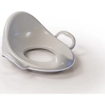 WC sedátko Protiskluzové sedátko na WC s vysokým opěradlem, béžová, 17x38x34 cm