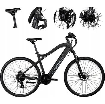 Elektrokolo Elektrokolo Horské 27,5" MTB Shimano Pánské Dámské 504Wh Hydraulické Brzdy