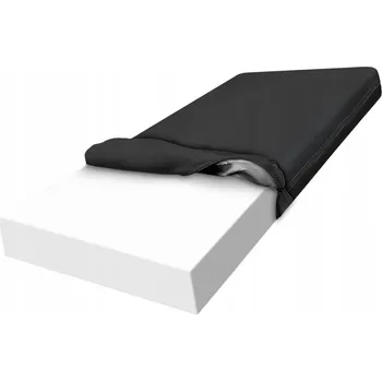 Matrace Matrace 100x220 cm z pěny H1 oboustranná elastická s černým potahem 16 cm