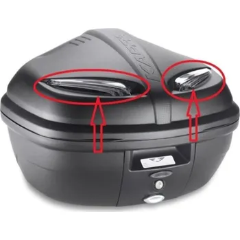 Zavazadlo na motocykl KAPPA odrazky pro kufr K47NT ( komplet 2 kusy. ) (KAPPA odrazky pro kufr K47NT ( komplet 2 kusy. ))