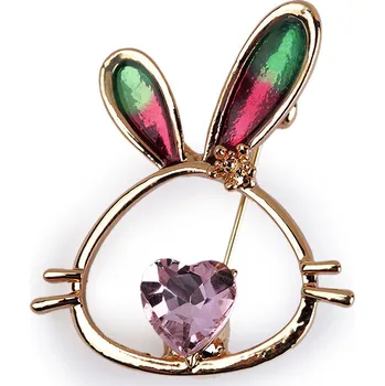 Brož Brož s broušenými kameny zajíček