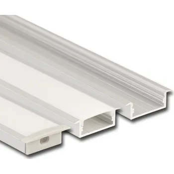 LED páska Vestavný hliníkový profil McLED VD 30x10mm s matným difuzorem 2m ML-761.080.43.2