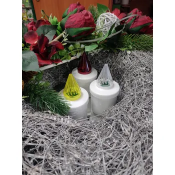 Svíčka HŘBITOVNÍ SVÍČKA LED Elster bílá studená soumraková, soumrakový senzor