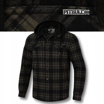 Pánská softshellová bunda Pitbull pánská softshellová bunda s kapucí Pioneer, velikost M