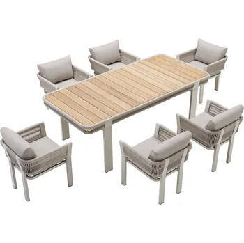 Zahradní sestava Zahradní 6 místná jídelní souprava BORROMEO TAUPE