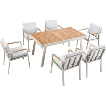 Zahradní sestava Zahradní 6 místná jídelní souprava NOFI TAUPE