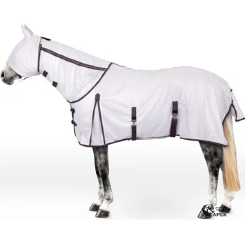 Deka pro koně Síťová deka Horze -LA PAZ- - Bílá/Fialová - 115cm