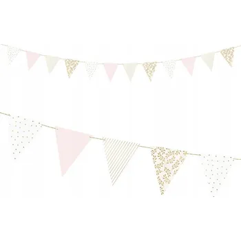 Girlanda praporků Pratydeco, vícebarevná