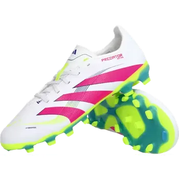 Kopačky Dětské kopačky lisovky Adidas Predator League MG bílo-růžové