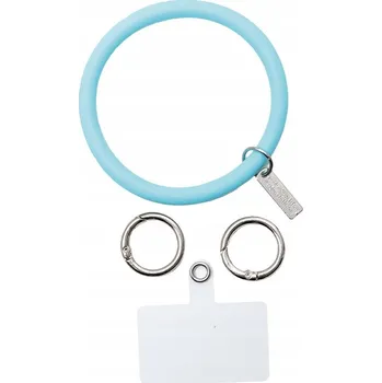 Šňůrka na telefon plast modrá