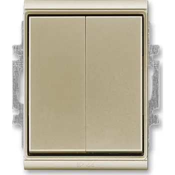 vypínač Vypínač IP44, řazení 6+6 (6+1) ABB Time 3558E-A52940 33 šampaňská