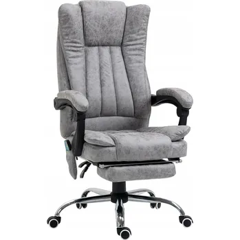 Otočná kancelářská židle Vinsetto šedá