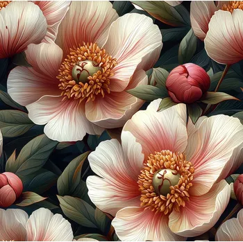 VODĚODOLNÁ ZAHRADNÍ LÁTKA OXFORD PIVOŇKY 3D