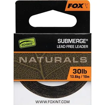 Fox Šňůra Bez Olověného Jádra Naturals Leader 10 m 50lb/22.7k