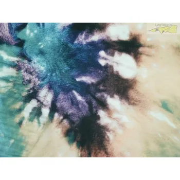 hedvábí 2476 vícebarevný batikovaný vzor