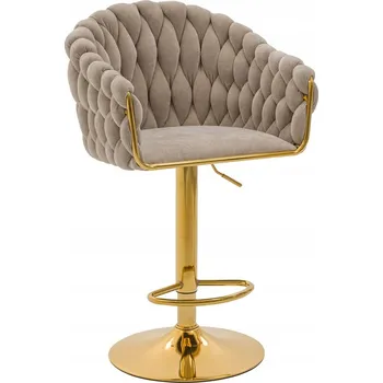 Barová židle Barová Židle mivihome v béžových odstínech, 92 cm, látkový