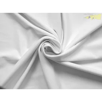 bílý bavlněný úplet punto