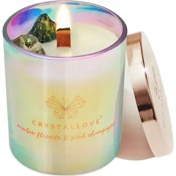 Svíčka Sójová vonná svíčka Šampaňské CRYSTALLOVE 1 ks