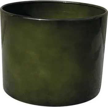Květináč Květináč kovový Ø 21 x 18 cm zelený