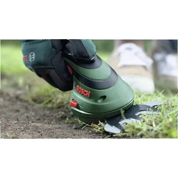 Zahradní nůžky Aku nůžky na keře a trávu ISIO set s rukavicemi