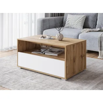 Konferenční stolek Pafgran II S02, Barva: wotan / bílý MIRJAN 5903211414442