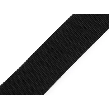 Popruh polypropylenový šíře 50 mm tloušťka 2 mm, malé, 1 černá