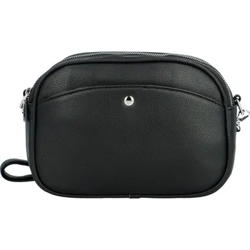 Kabelka Trendy dámská koženková crossbody kabelka Willa, černá