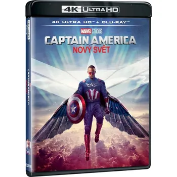 Blu-ray film Captain America: Nový svět (4K ULTRA HD + BLU-RAY) (2 BLU-RAY)