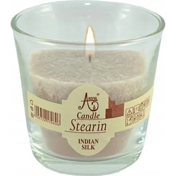 Svíčka Tradiční stearinová svíčka indický hedvábí eko Adpal 9 h HIT