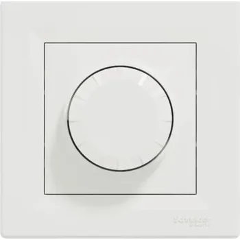 vypínač Otočný stmívač Schneider Electric Asfora LED 3-370 W bílá