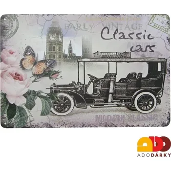 Plechová cedule Plechová cedule - Modern classic 20 x 30,5 cm - var. 3 (Retro cedule)