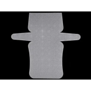 Kanava Plastová kanava / mřížka na kabelku, barva 1 bílá