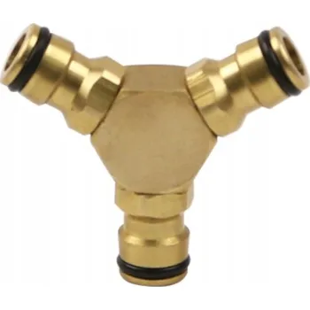 Hadicová spojka Mezikus pro 3 rychlospojky, mosaz, ENPRO