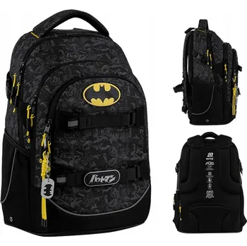 Školní batoh Školní batoh Batman Kite s více přihrádkami, černý, 17 l