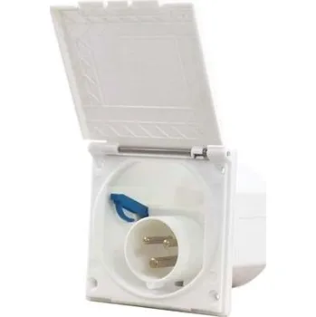 Příslušenství ke karavanu Venkovní CEE zásuvka Carbest – bílá