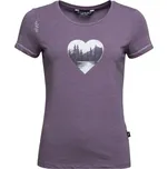Dámské tričko Chillaz Gandia Mountain Heart dark violet|36