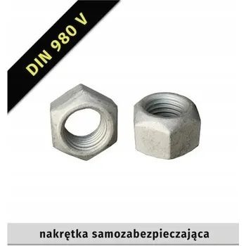 Matice Samojistná matice M8-8 s přírubou, pozinkovaná, DIN 980 V - 10 ks