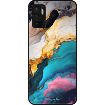 Pouzdro na mobilní telefon Lesklé pouzdro Exclusive iSaprio - Color Marble 21 - Xiaomi Redmi Note 10 5G