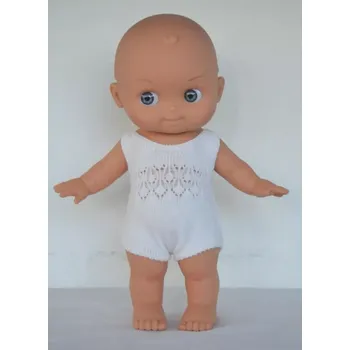 Panenka Panenka Mini Panchas - modré oči- v bílém pyžámku ze Španělska (Mini Panchas 28cm)