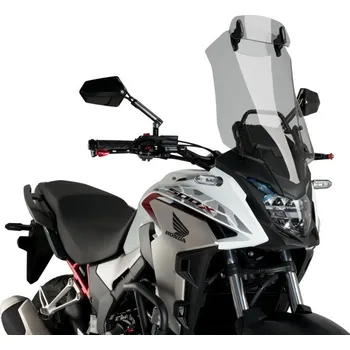 Motodíl Větrný štít s deflektorem Touring Honda CB 500X (16-23) Kouřová (H)