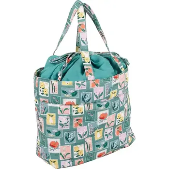 Organizér galanterie Velká taška na pletení a háčkování - Vyšívaná razítka (Drawstring Craft Bag Embroidered stamps)