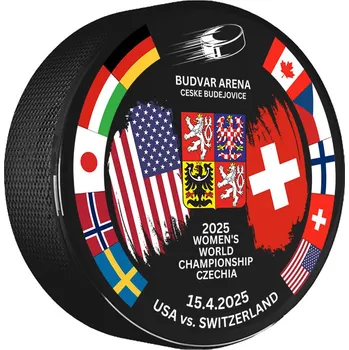 Puk FansArena Puk Ice Hockey Women's World Championship Czechia MS 2025 Dueling 15.04.2025 USA vs. Switzerland