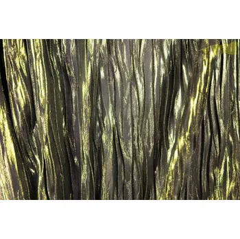 plisovaná společenská látka sabrina olivově zelená