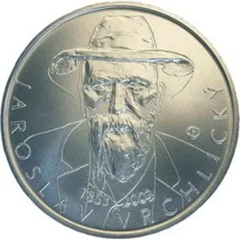 Stříbrná mince 200 Kč k 150. výročí narození Jaroslava Vrchlického 2003 Standard
