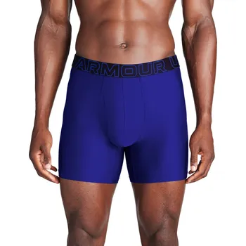 Boxerky Pánské boxerky Under Armour PERFORMANCE TECH 6IN (3-PACK) modré 1383878-400 - L | UK 11 | US 12