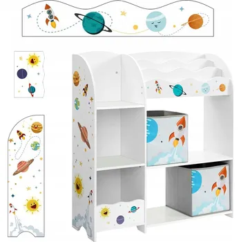 Knihovna Regál Songmics 93 x 30 x 100 cm vícebarevný