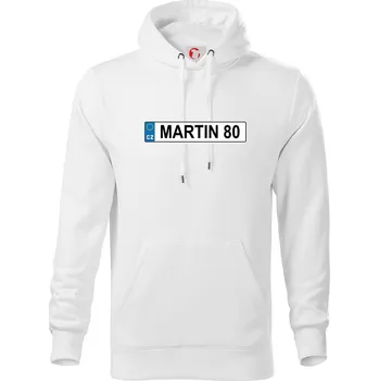Pánská mikina SPZ Martin 80 - Mikina pánská Cape s kapucí - 3XL ( Bílá )