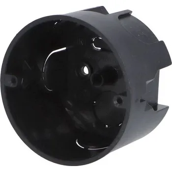 Elektroinstalační krabice ELEMAN Krabice UK 1 průměr 68, černá 1000210