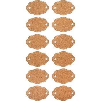 Speciální papír 12x SAMOLEPICÍ etikety univerzální samolepky na zavařeniny sklenice a lahve