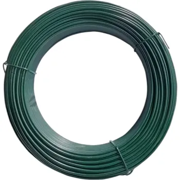 Vázací drát Vázací drát na plot, poplastovaný 1,0/1,4 mm, zelený, 50 m